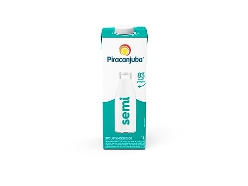 Piracanjuba - Leite Semidesnatado, 1L