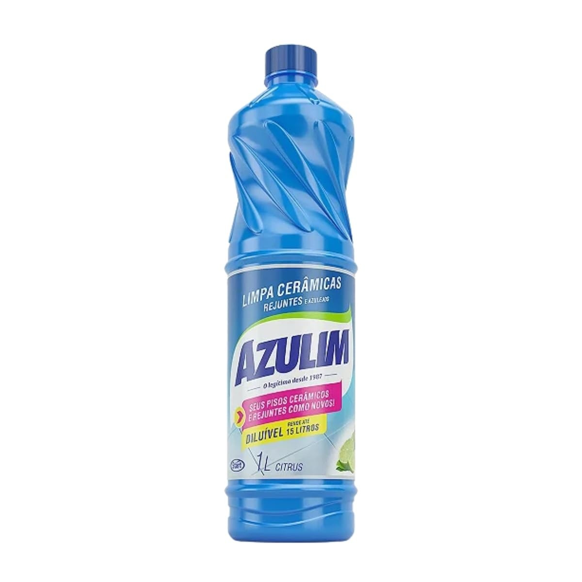 Limpador Cerâmica Azulim Citrus 1L - Limpeza Profunda com Aroma Refrescante
