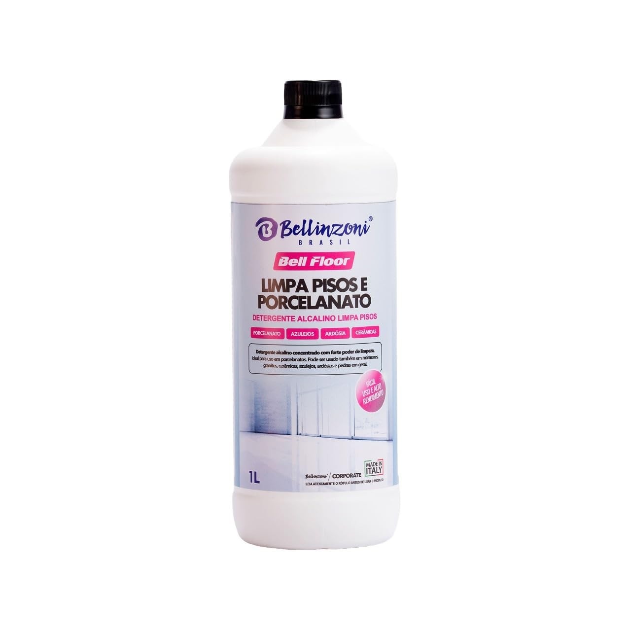 Limpa Pisos e Porcelanato BZ - 1L - Limpeza Profunda e Brilho Duradouro