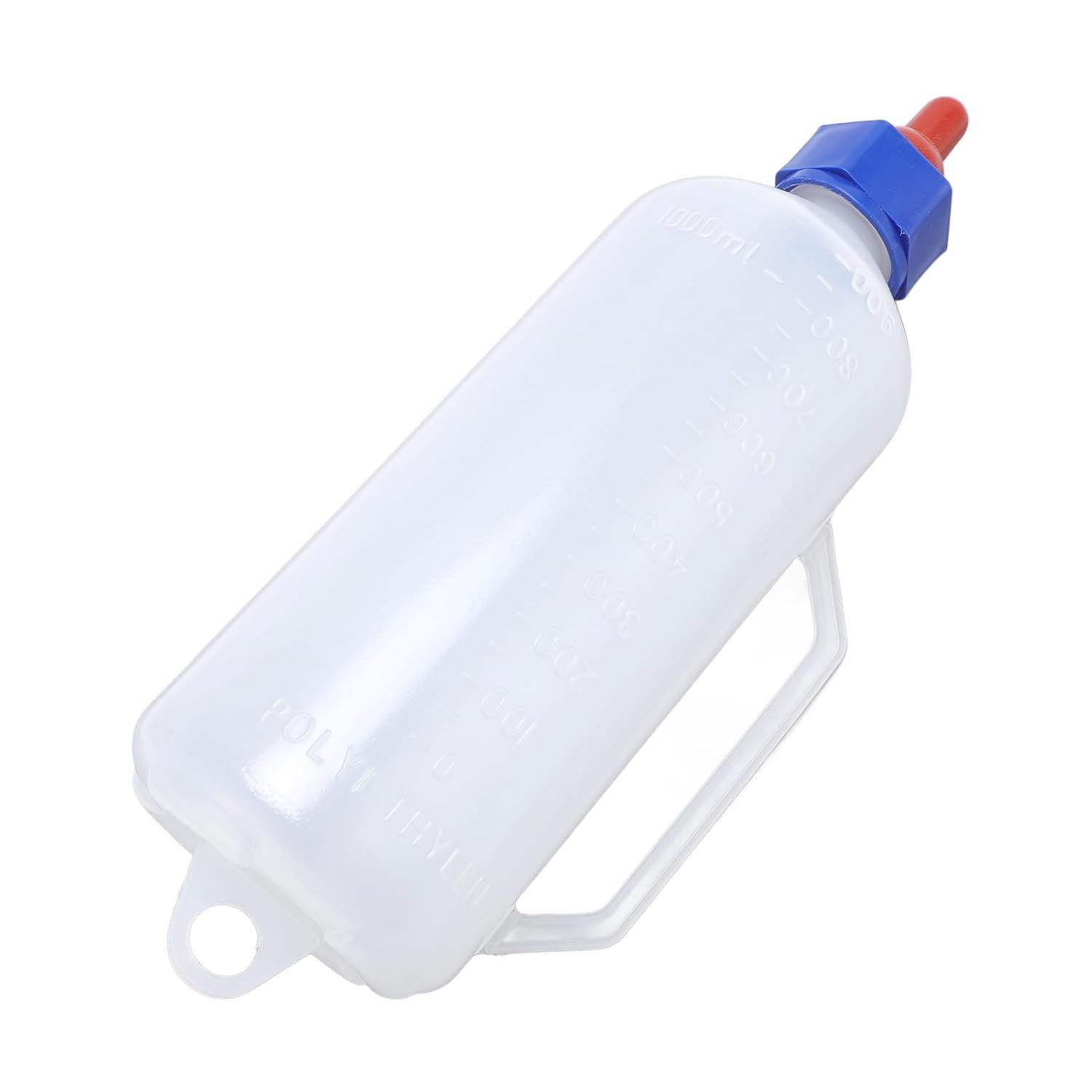 AUNMAS Garrafa de Alimentação para Animais - Design Antiderramamento com Alça Ergonômica, 1L