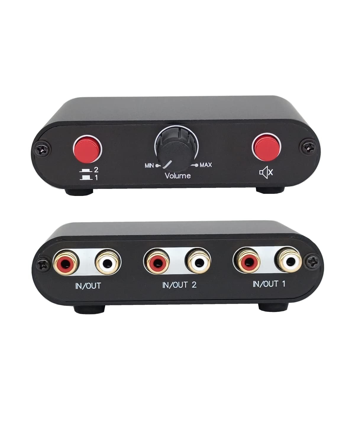 TENEALAY RC21: Seletor de Áudio RCA 2x1 / 1x2 - Controle Total das Suas Fontes e Saídas de Som