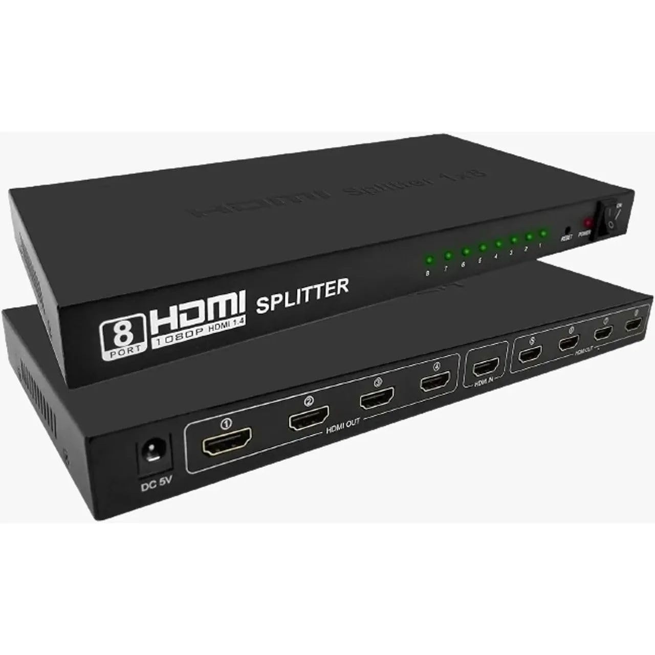 Distribuidor HDMI 1x8 KP-SW100: Expanda seu Sinal com Qualidade e Facilidade