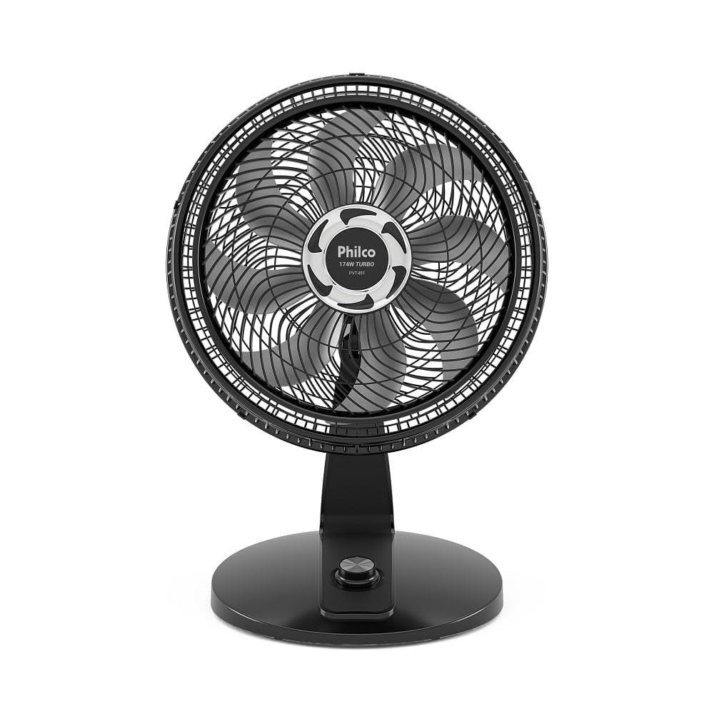 Ventilador de Mesa Philco 40cm 2 em 1 Maxx Force Preto PVT491 – Potência e Estilo para Qualquer Ambiente
