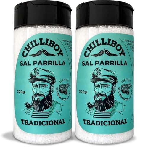 Chilliboy Sal de Parrilla entre fino 500g (Pacote com 2)