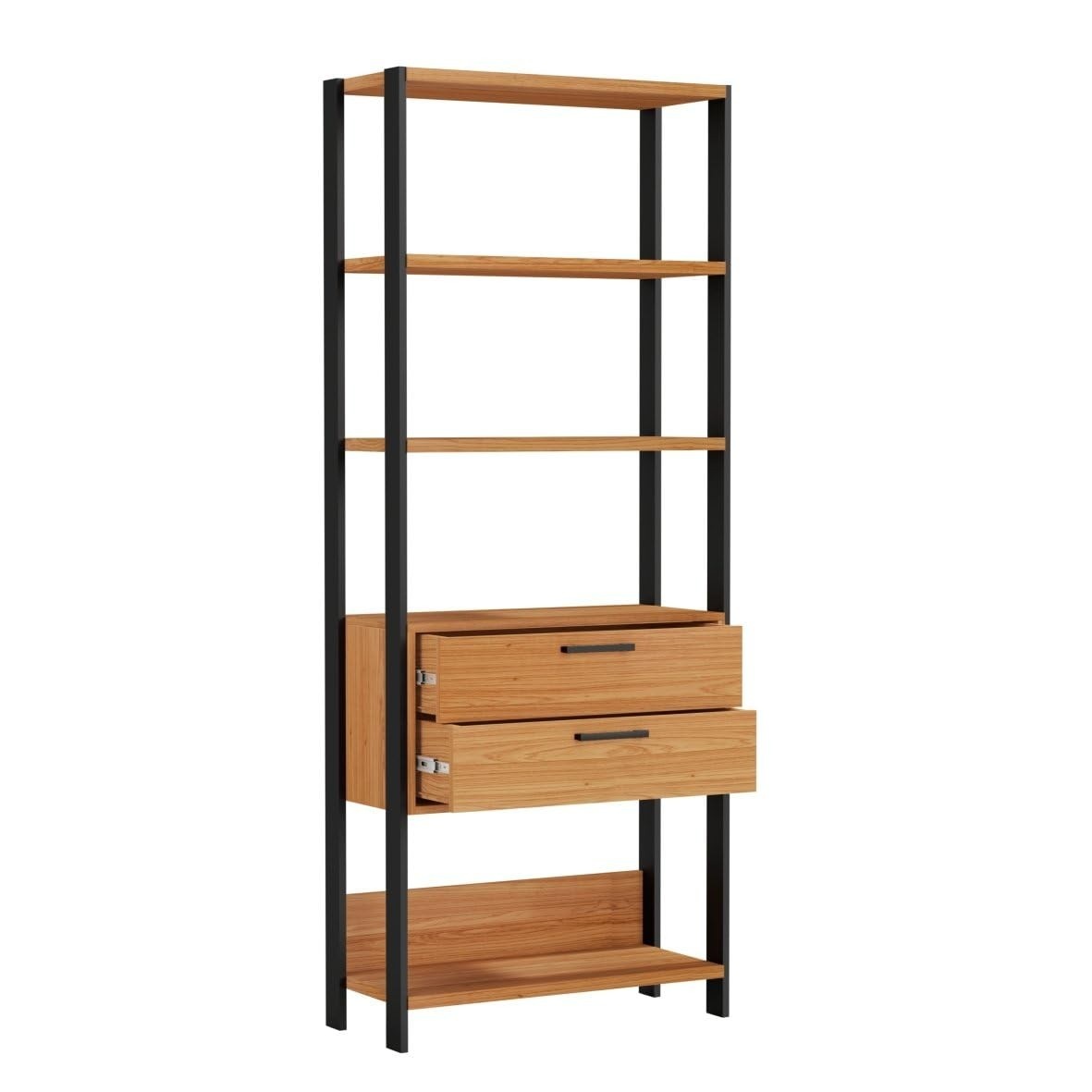 Estante Industrial 1 Torre 2 Gavetas Dalla Costa - Design Moderno e Resistência