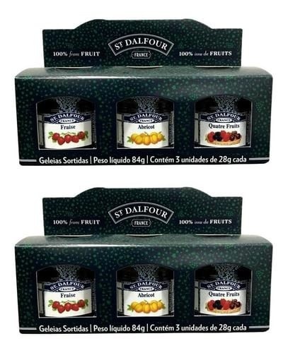 Mini Geléia Francesa St Dalfour Importada 168g (2 Unidades)