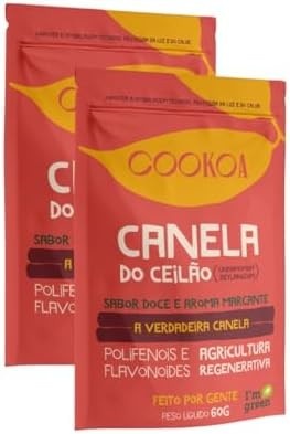 Genérico - Kit Canela do Ceilão - 2 unidades de 60g - Especiaria