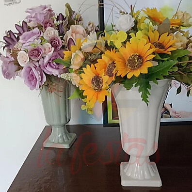 Vaso Grego Plus: Decore com Estilo (Kit 2)