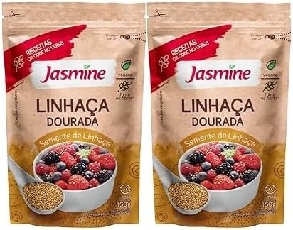 Jasmine Linhaça Dourada 150g - Kit 2 Unidades