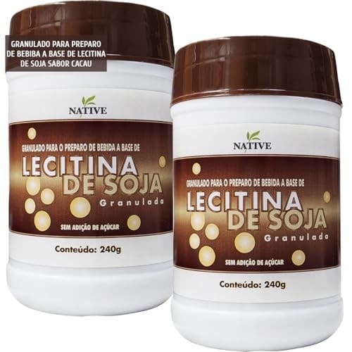 Kit 2 Lecitina De Soja Granulada Native 240g