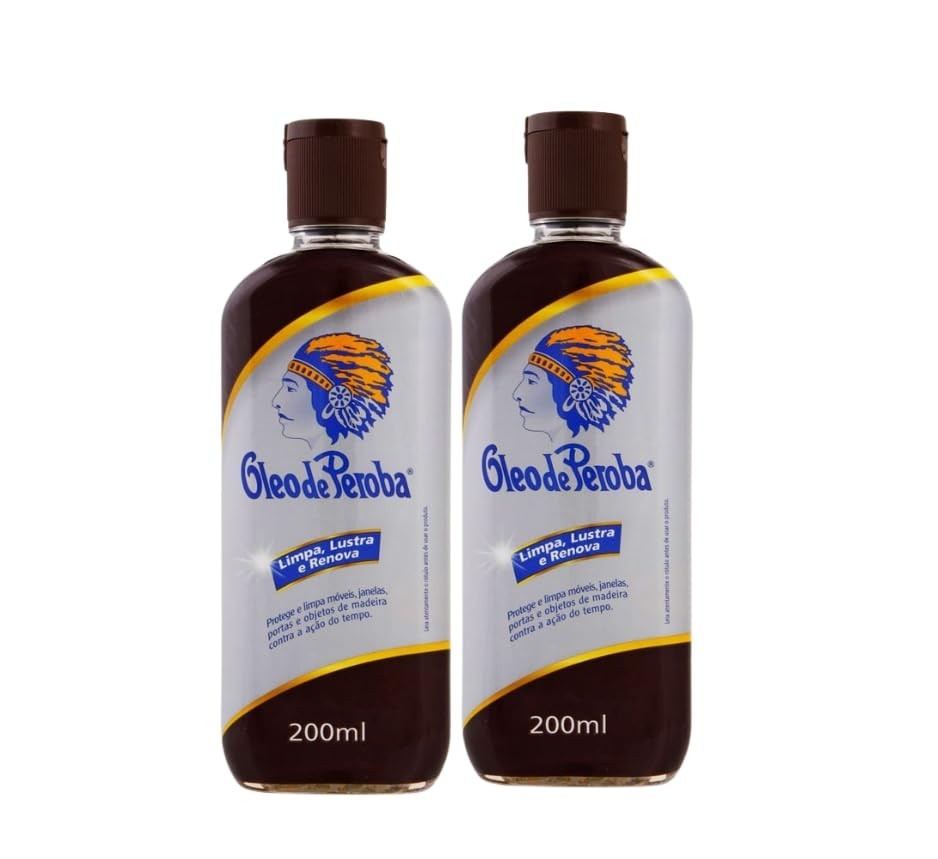 Kit com 2 Unidades de Óleo de Peroba King 200ml - Tratamento Natural para Madeiras