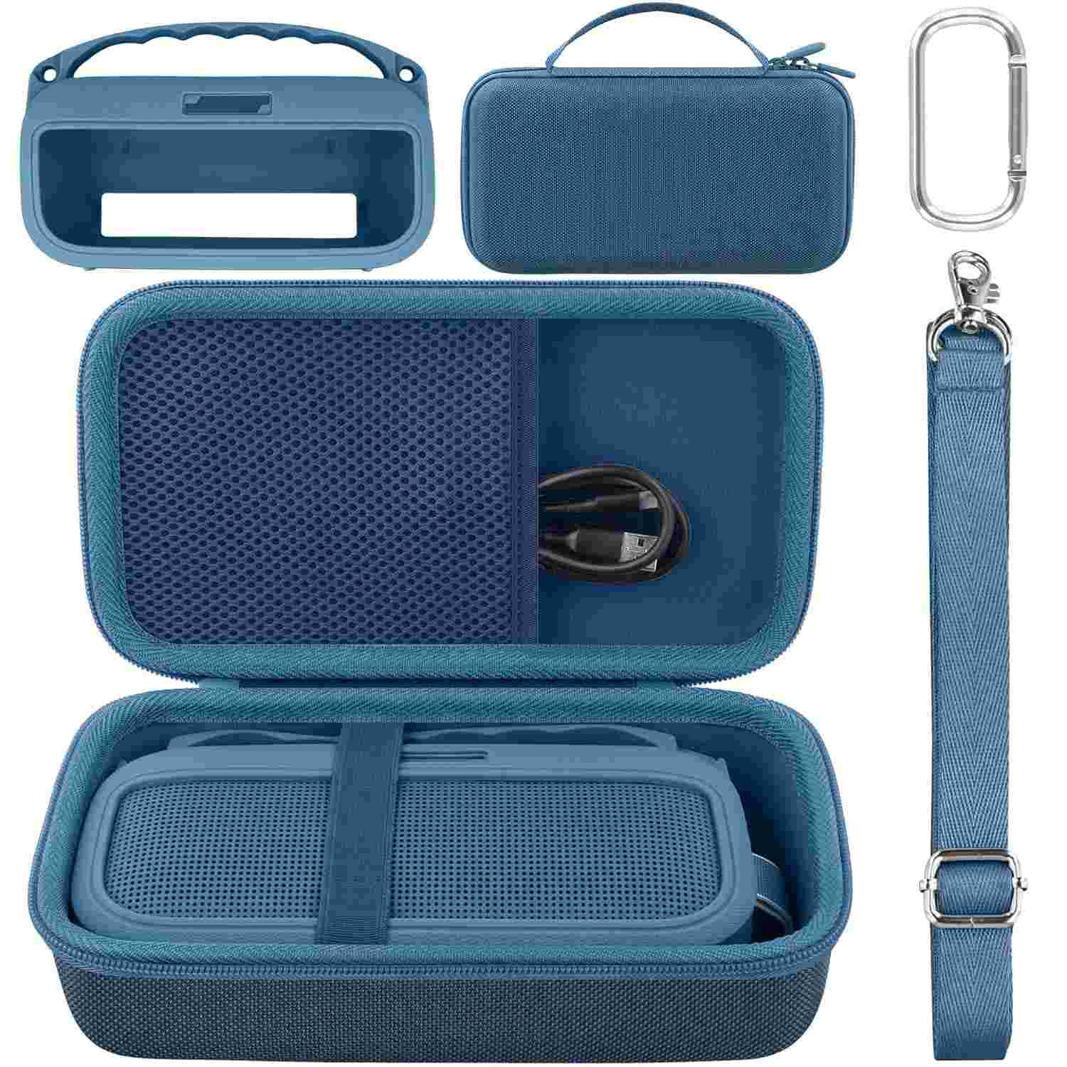 2-rigida-mosquetao-bose-a-geracao-e-flex-azul-soundlink-capa-alca-protetora-silicone-a