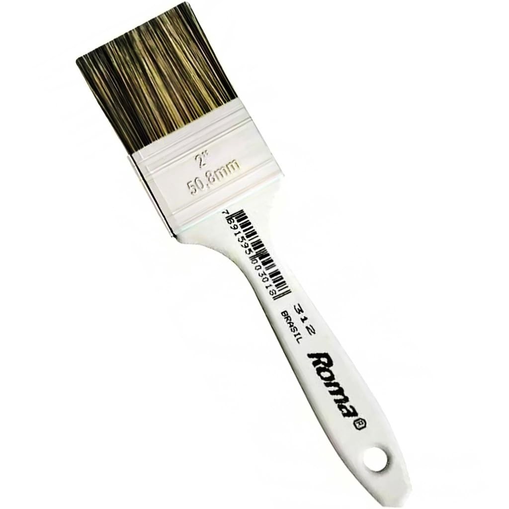 Trincha Pneu Pretinho Roma 312 - 2 Polegadas para Aplicação Perfeita