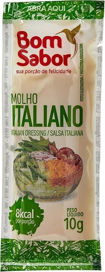 Sachê Molho Italiano Bom Sabor 200 Unidades De 10G