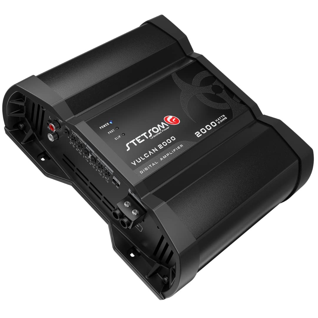 Amplificador Stetsom Vulcan 2000W 1 Canal 2 Ohms Preto - Potência e Fidelidade no Seu Som Automotivo