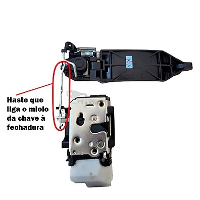 Tirante da Fechadura Palio: Porta Direita 2001-2012
