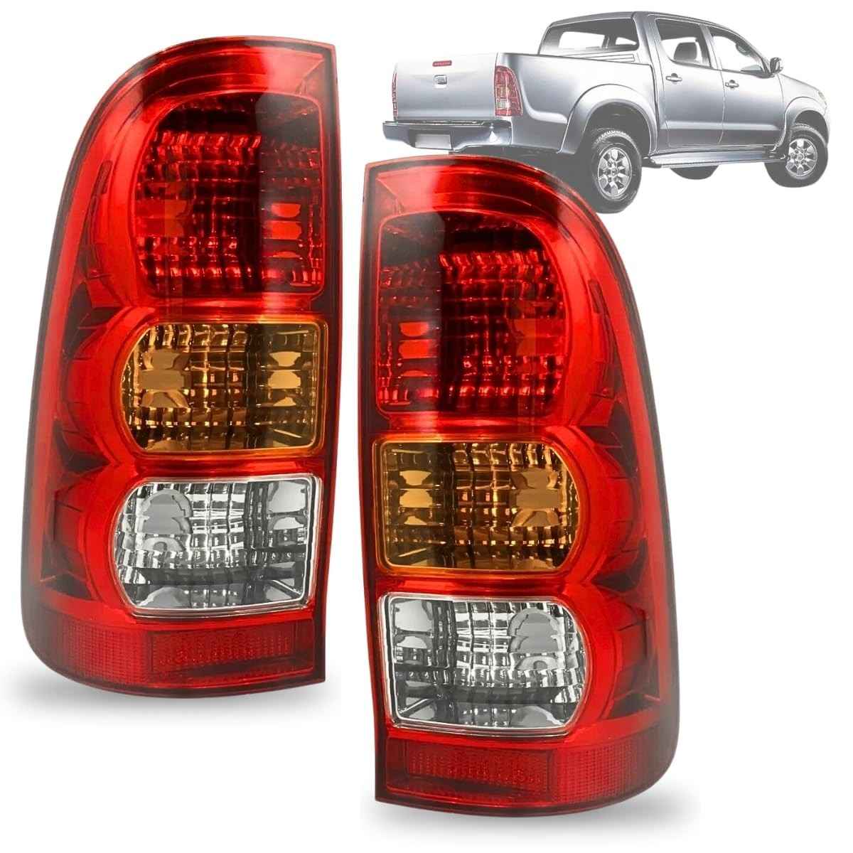 Par Lanterna Traseira Hilux SRV 2005-2011: Qualidade e Durabilidade Garantidas!
