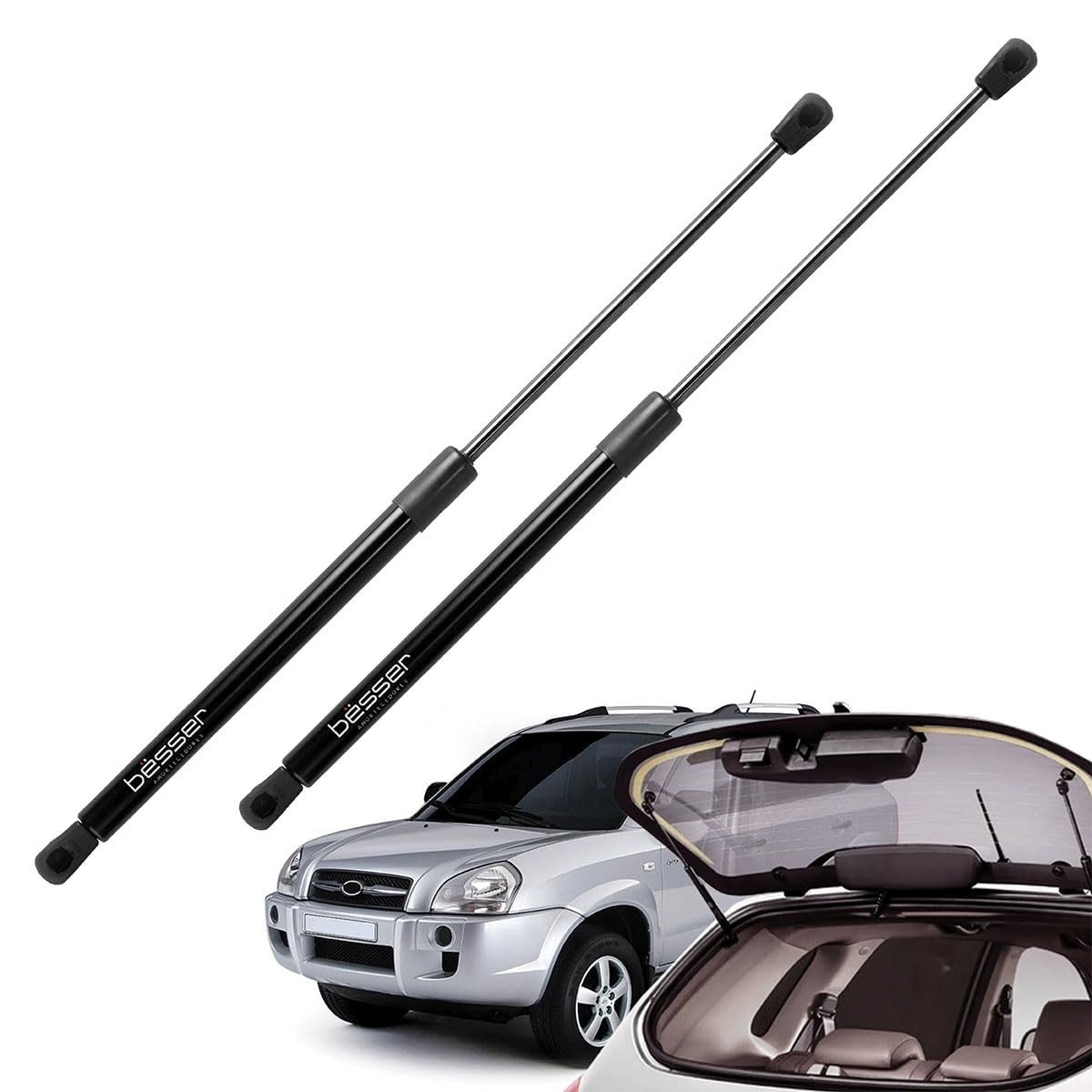 Par Amortecedor Mola Gás Porta Malas Vidro Hyundai Tucson 2005-2016