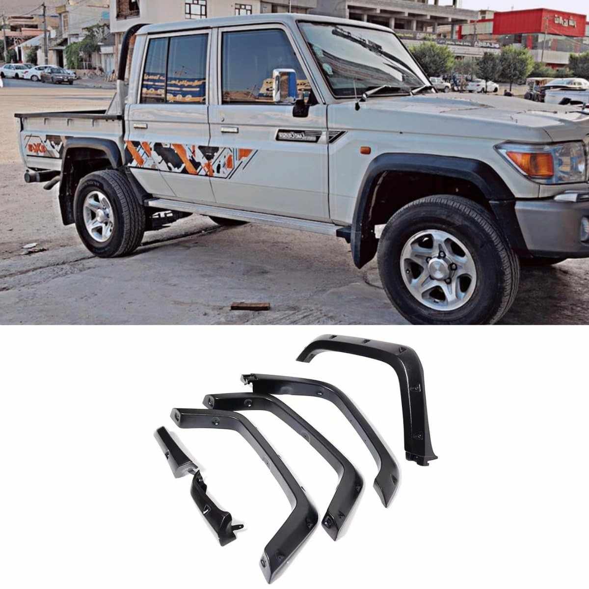 Alargadores de Para-lama para Land Cruiser LC79 (2007+): Estilo e Performance Off-Road