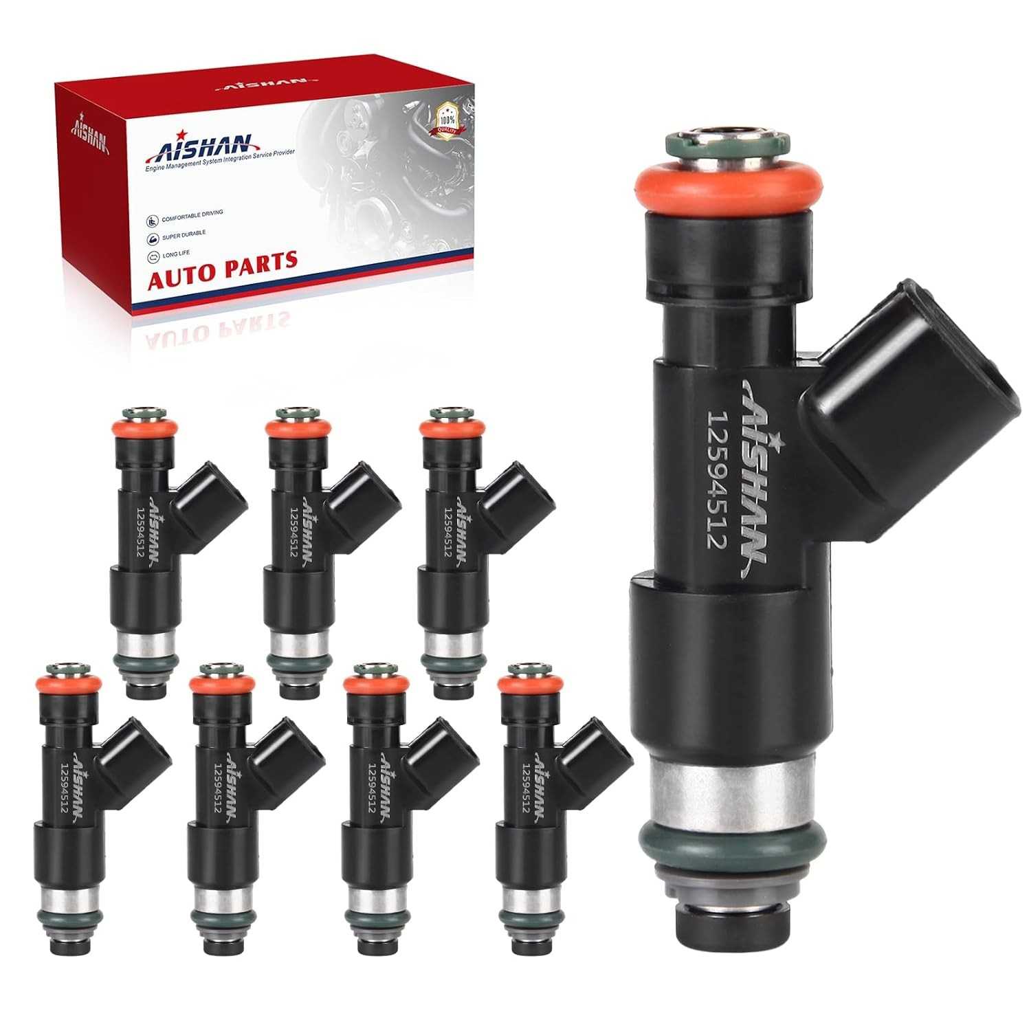 Kit 8 Injetores de Combustível 4 Furos para GMC & Chevrolet V8 5.3L (2007-2009)