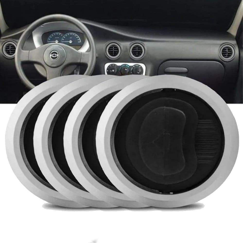 Kit Difusor de Ar Prata para Celta e Prisma (2007-2016): Renove o Interior do Seu Carro!