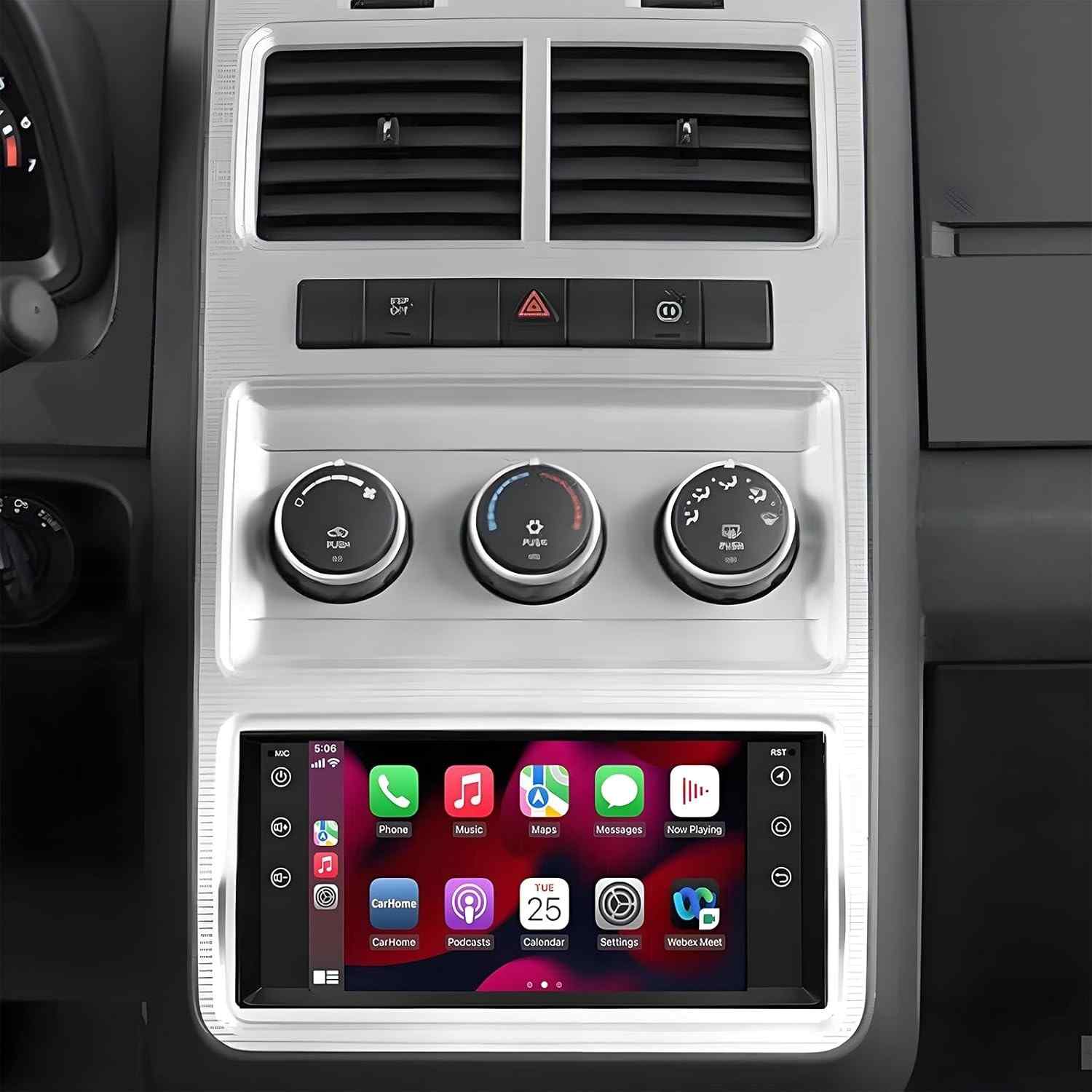 Central Multimídia Android 13 7" para Dodge Journey 2009-2010 com Carplay, GPS e Câmera de Ré