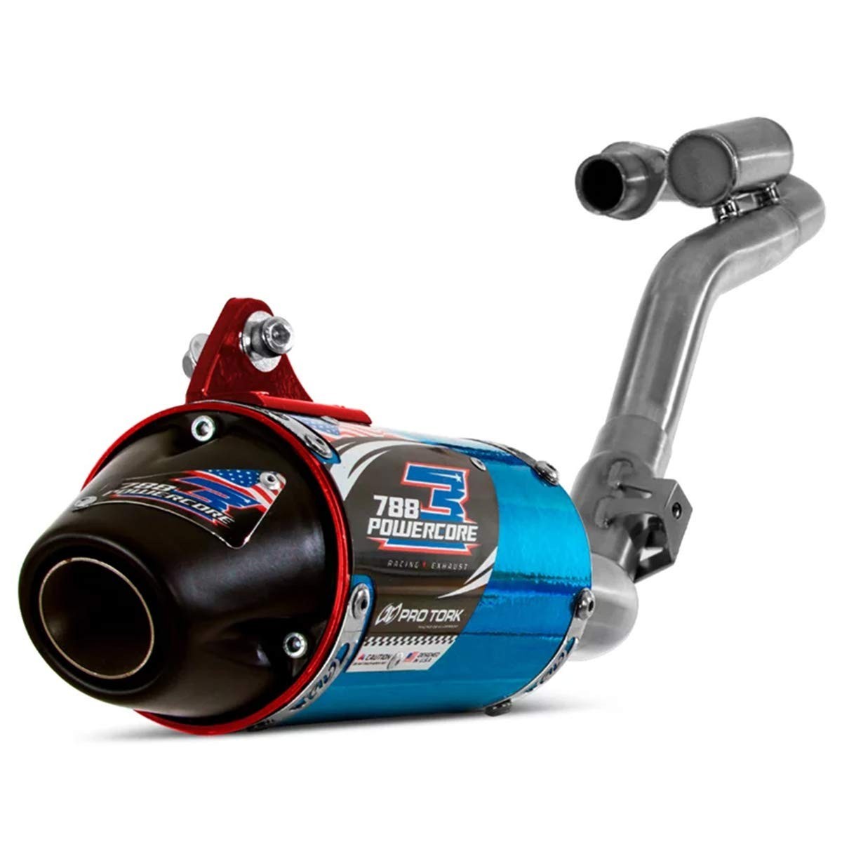 Escapamento Pro Tork Powercore 3 Azul para NXR 150 Bros 2009-2015: Performance e Estilo!