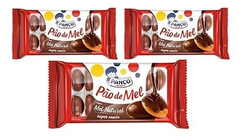 Kit C/3 Panco Pao De Mel 200g Chocolate