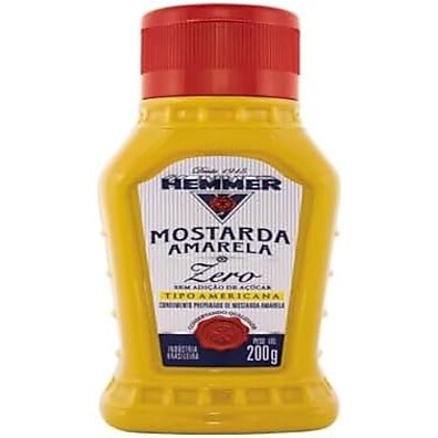 Mostarda Amarela Americana Zero Hemmer Squeeze 200g