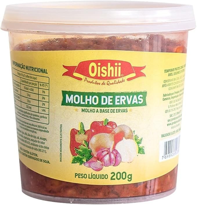 Oishii Molho De Ervas 200G