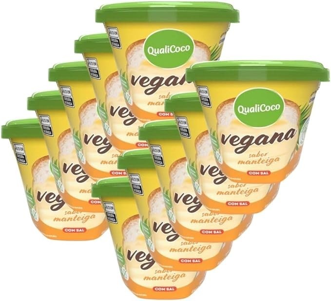 Manteiga Vegana Zero Lactose Qualicoco 10x 200g