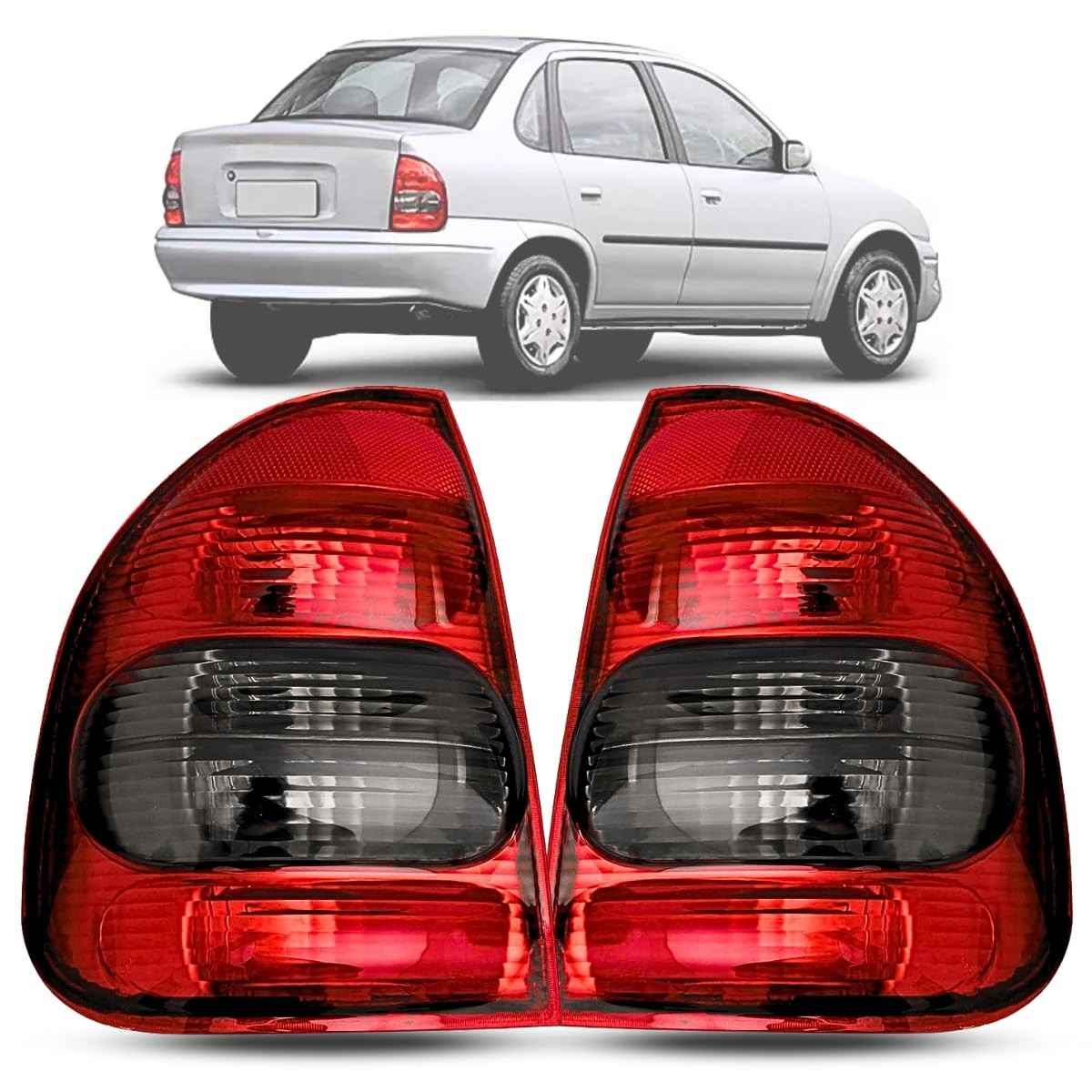 Lanterna Corsa Classic Fumê PAR 2003-2010: Estilo e Segurança para Seu Carro