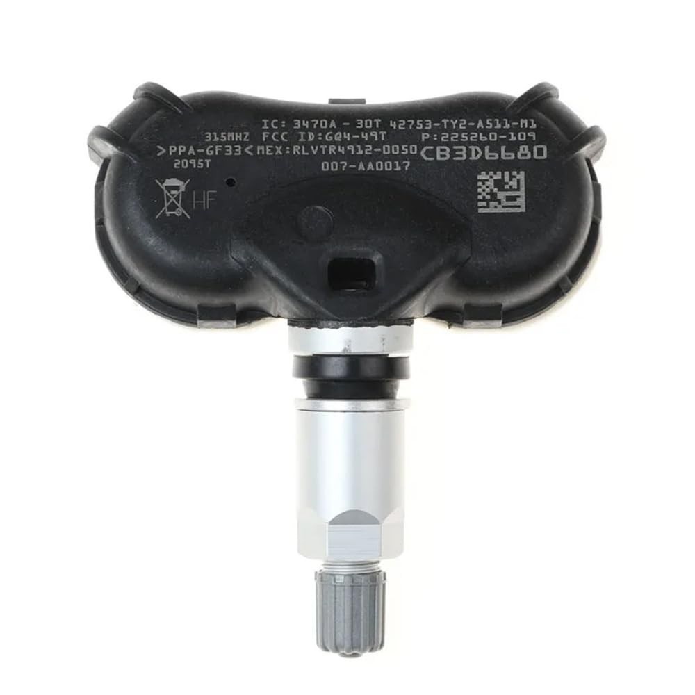 Sensor TPMS para Acura TL, ZDX, 2AX, RLX (2009-2013) - Pressão de Pneu 42753-TY2-A51