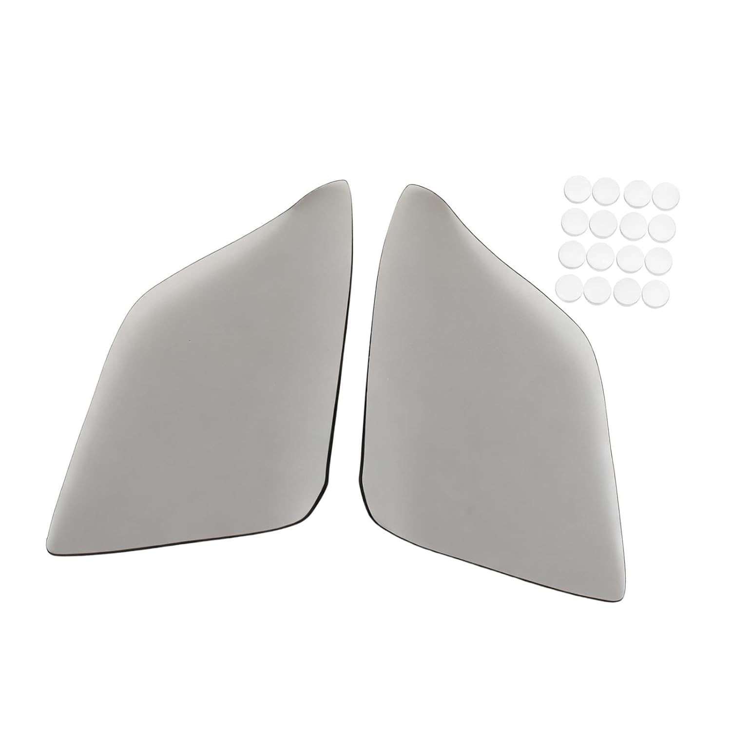 Protetor de Farol JicSuXi Acrílico Premium para Panigale 899, 959, 1199, 1299 (2014-2021) - Cinza