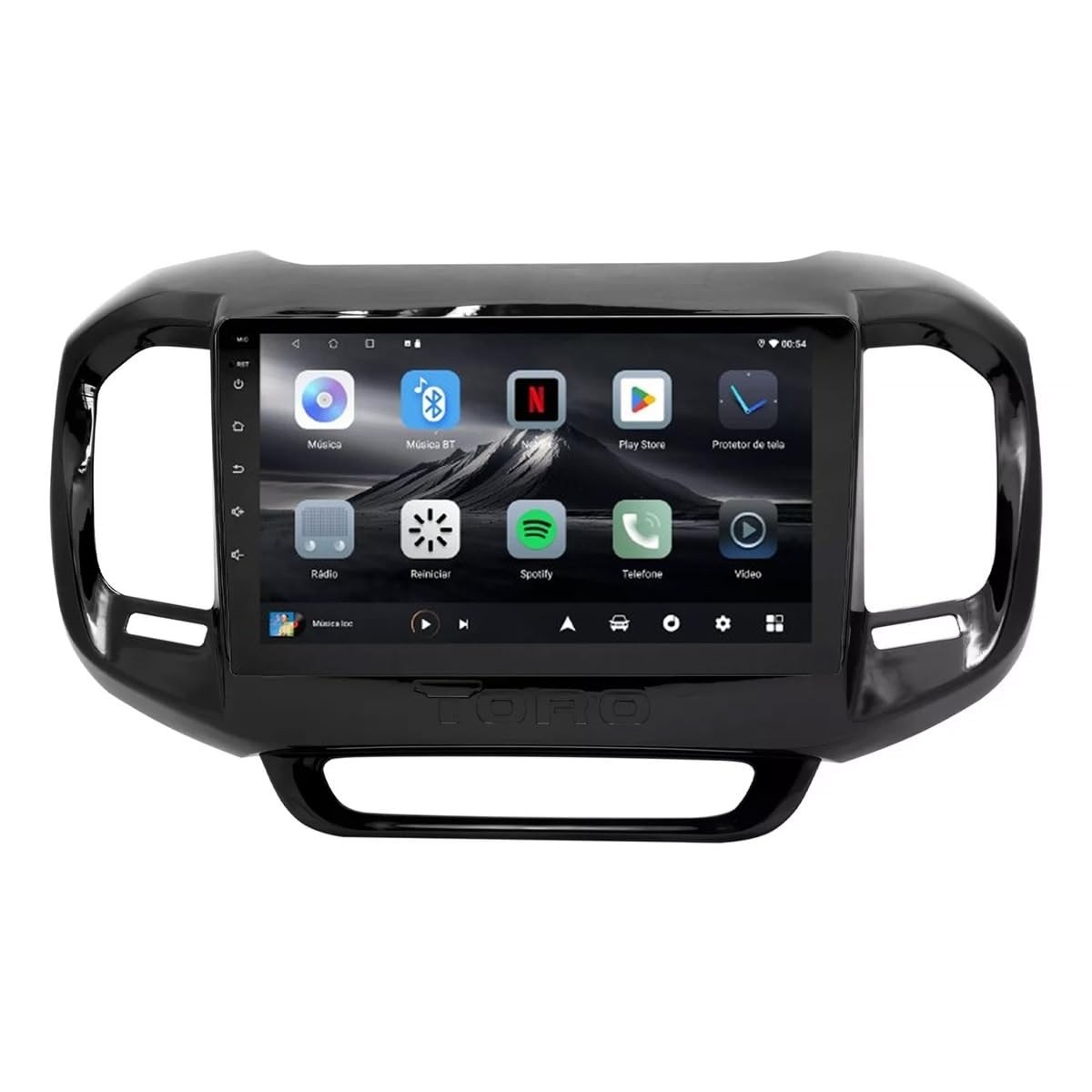 Central Multimídia Fiat Toro 2015-2019 Adak G2 Black Piano 9" QLED Android Auto/Carplay + Câmera de Ré