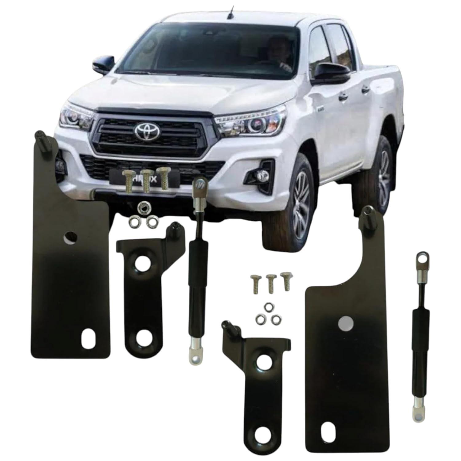 Amortecedores a Gás para Tampa da Caçamba Toyota Hilux (2016-2024) - Par Completo
