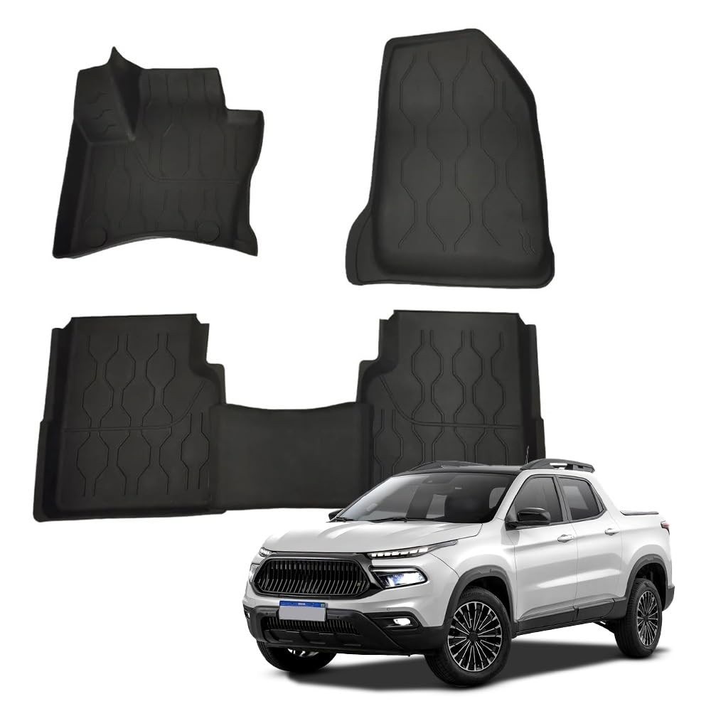 Tapete Bandeja para Fiat Toro 2016-2026: Proteção Total Antiderrapante e Impermeável