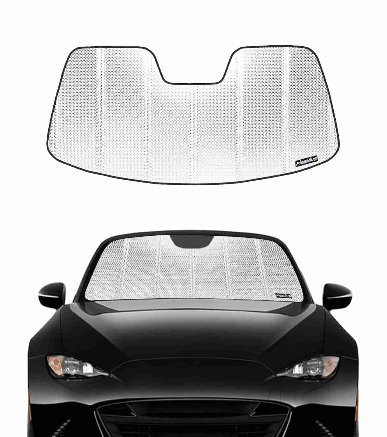 Para-brisa Refletivo para Mazda MX-5 Miata 2016-2023 | Película Alumínio 2024 com Máxima Proteção Solar