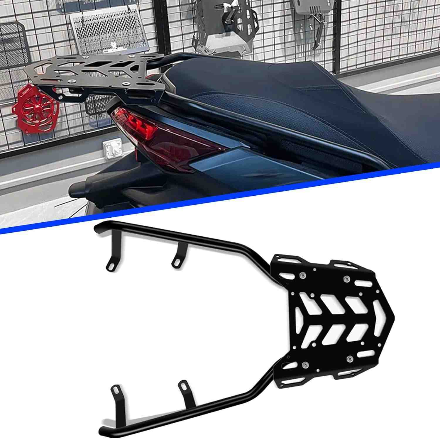 Suporte de Carga Traseiro Premium para Yamaha XMAX 300 e 250 (2017-2023) - Aumente sua Capacidade!