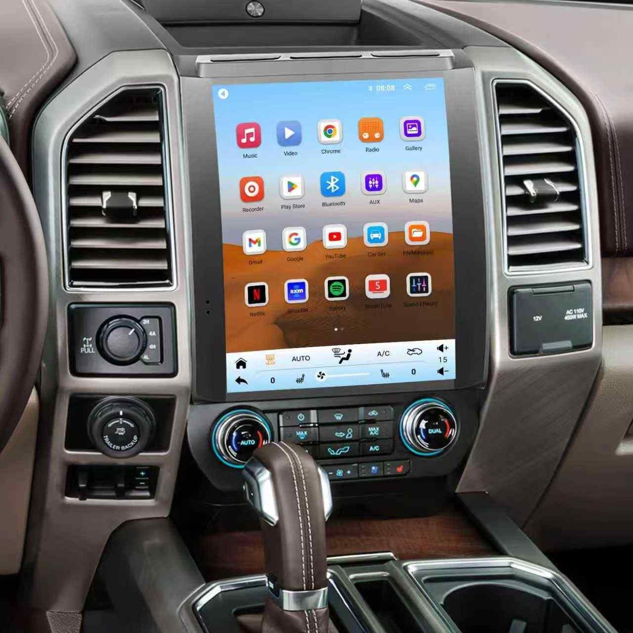 Upgrade Central Multimídia Android 12.1" para Ford F150 2015-2018: Carplay, Android Auto e Mais!