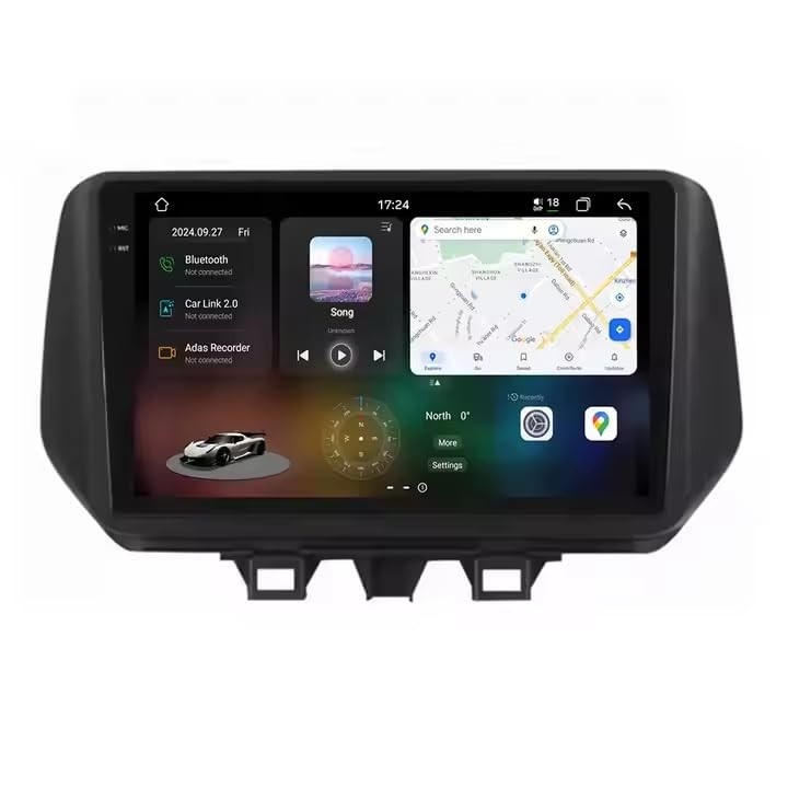 Central Multimídia Hyundai Tucson 2018-2020: Tela 9" HD, Carplay/Android Auto Sem Fio, GPS e Câmera de Ré Grátis