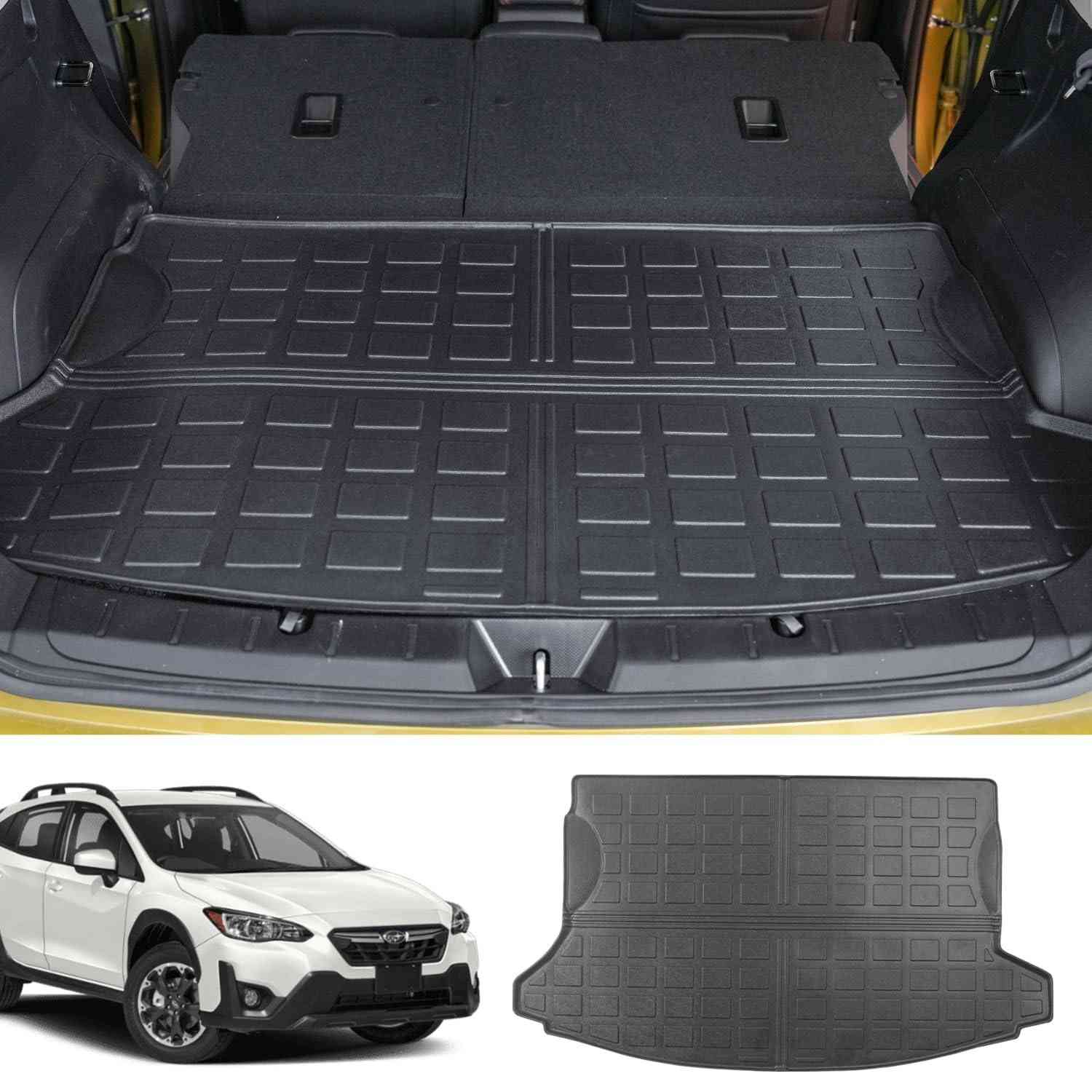 Tapete de Porta-Malas TPE Powoq para Subaru Crosstrek/XV (2018-2023) e Impreza Hatchback - Proteção Premium