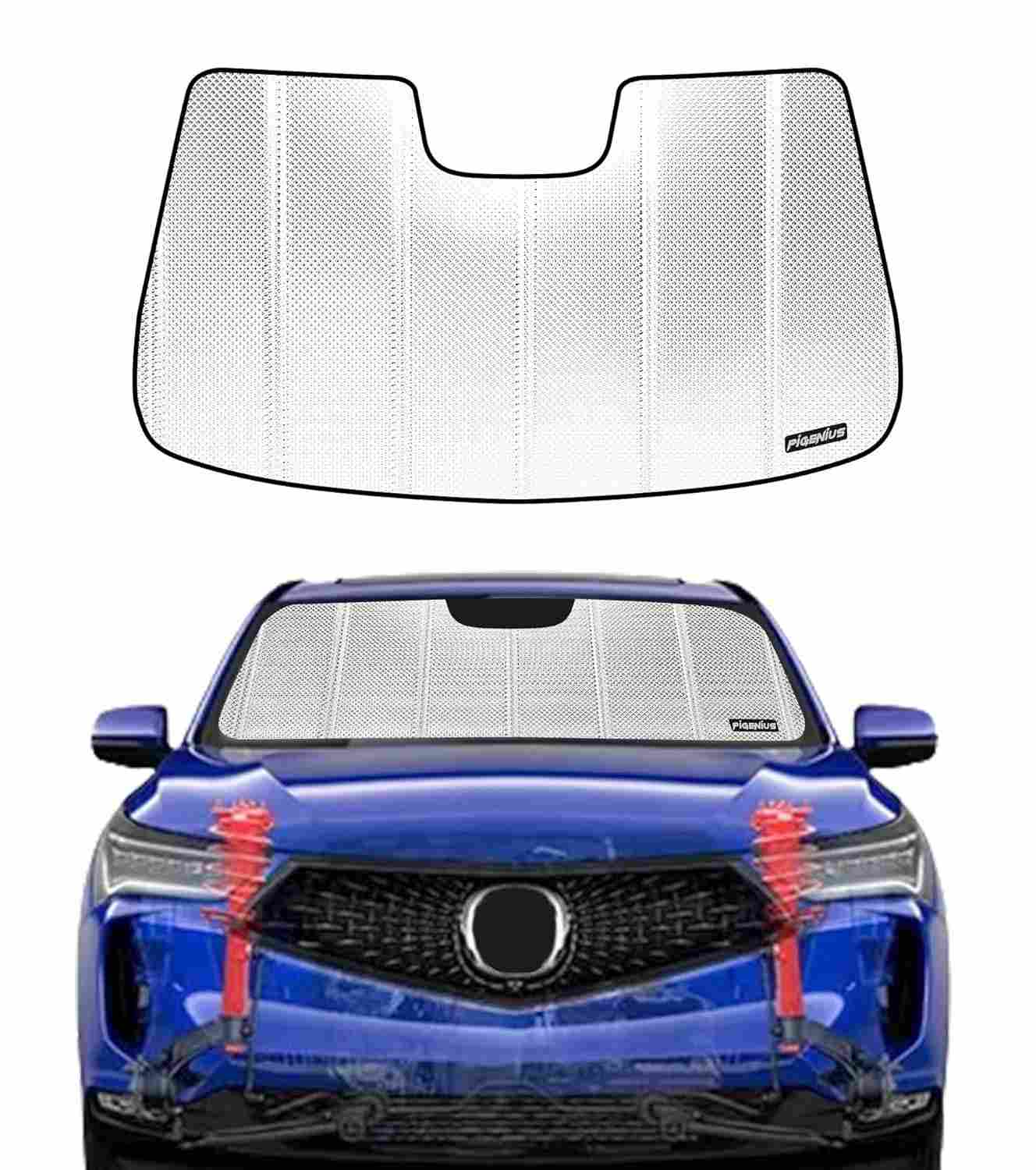 Para-brisa para Acura RDX 2019-2024 | Película Refletiva de Alumínio 2024 com Máxima Proteção Solar