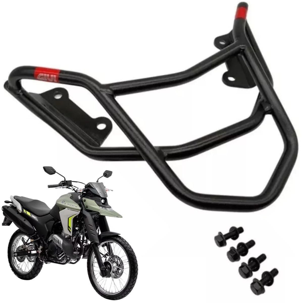 Bagageiro Reforçado XTZ 250 Lander 2019-2020: Suporte Ideal para Bauleto Givi