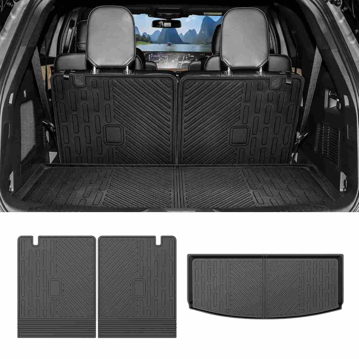 Tapete de Carga Protetor Premium para Ford Explorer 2020-2025 | Encaixe Perfeito e Durabilidade
