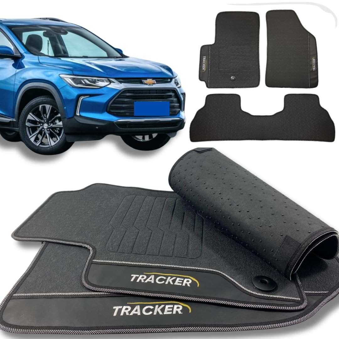 Jogo de Tapetes Borracha Tracker 2020-2025 Premium - Proteção e Estilo Inovador
