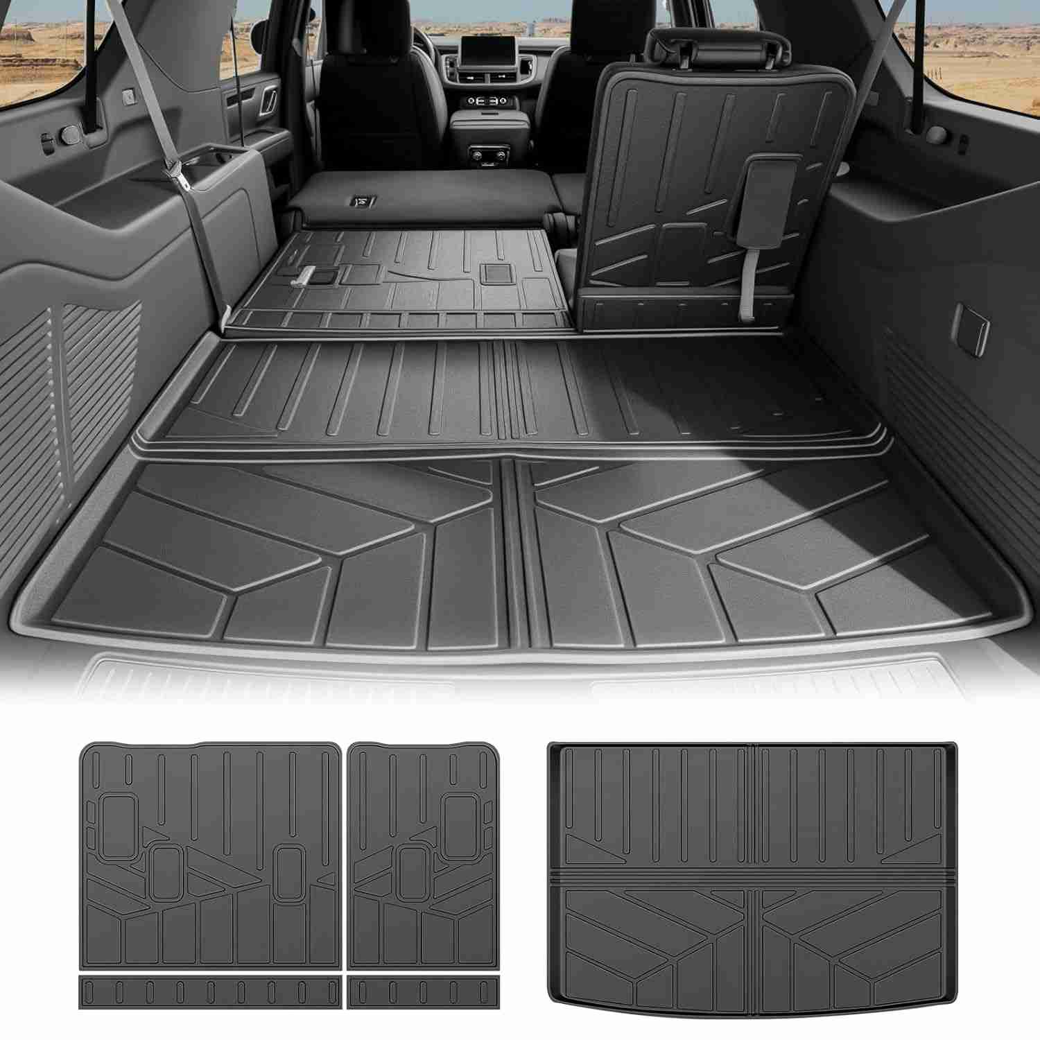 Tapete de Carga Premium para Chevy Suburban/GMC Yukon XL (2021-2025) - Proteção e Estilo