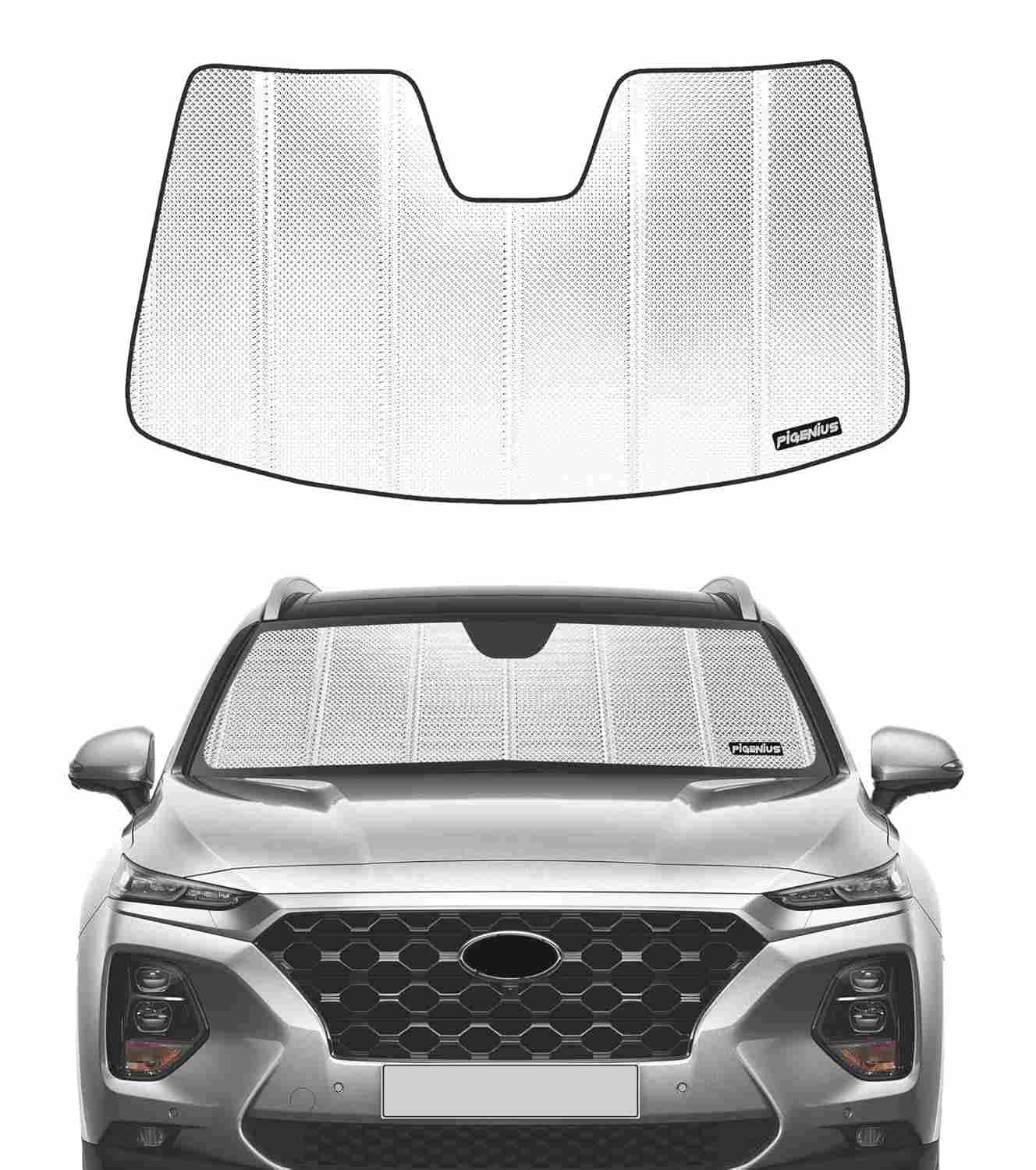 Para-brisa Refletivo para Hyundai Santa Fe 2019-2023 | Película de Alumínio Tripla Camada com Máxima Proteção Solar