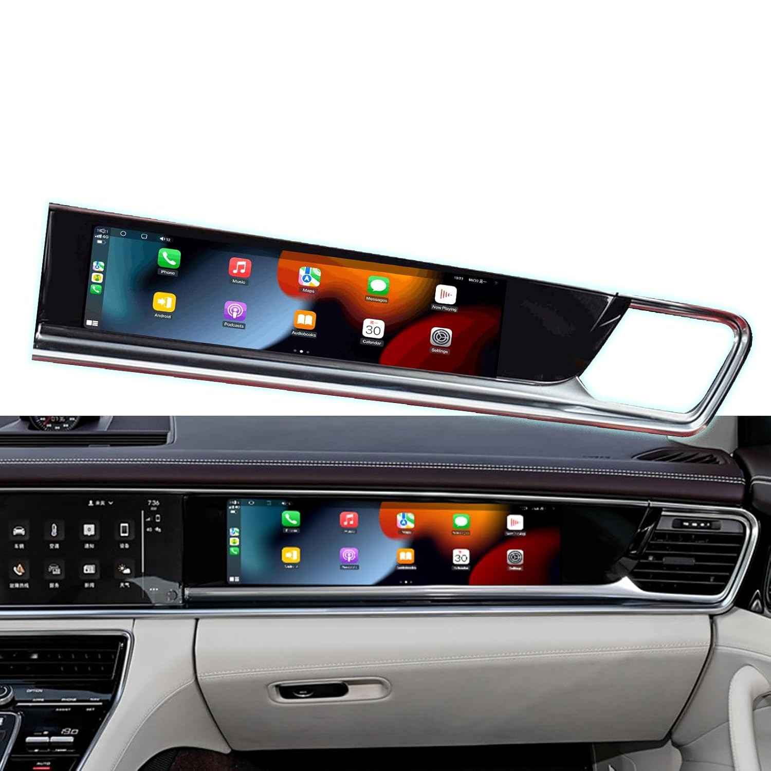 Tela Co-Pilot 11" Android para Porsche Panamera 971 (2018-2023): Navegação e Entretenimento Avançado