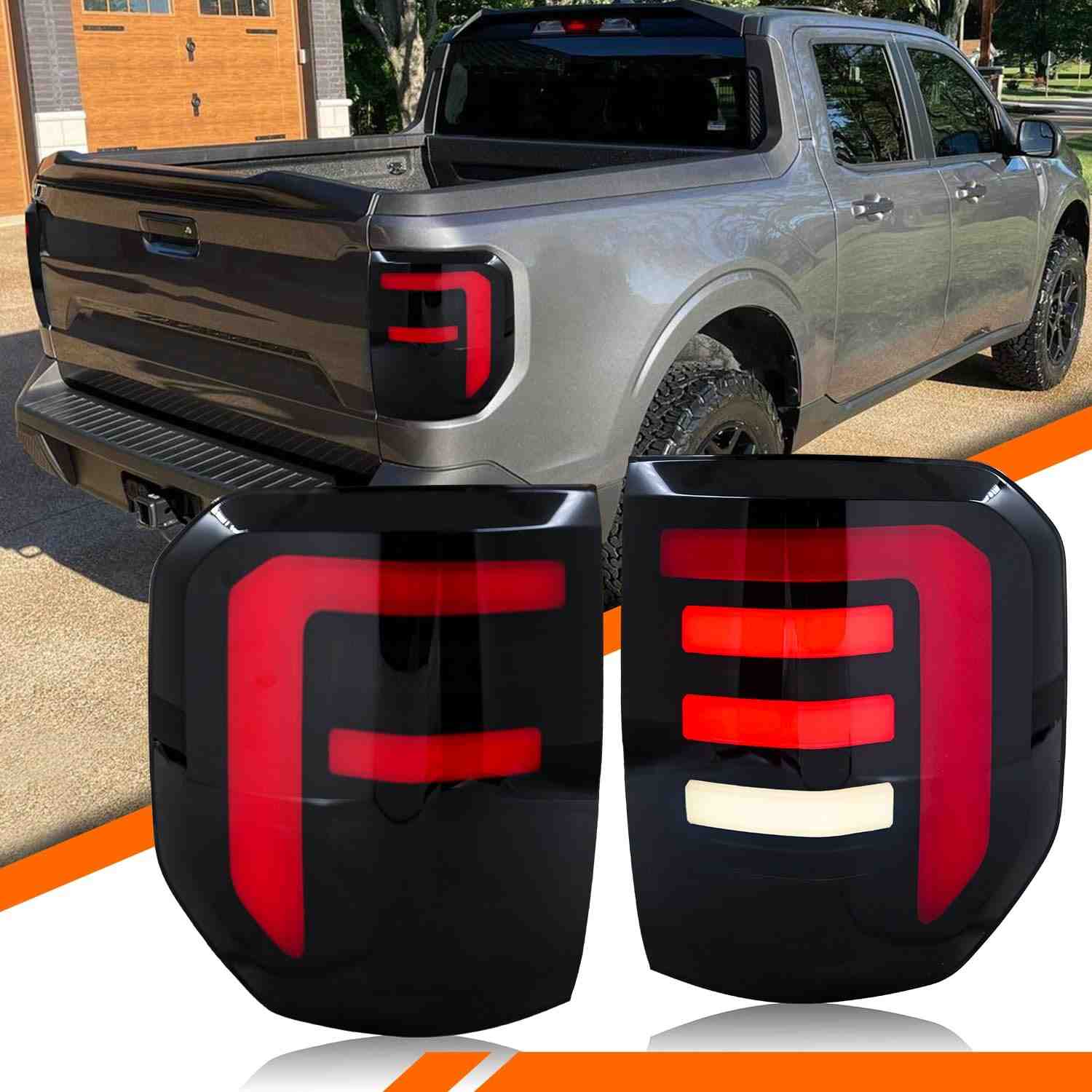 Luzes Traseiras LED Fumê para Ford Maverick XL/XLT 2022-2024: Estilo e Segurança